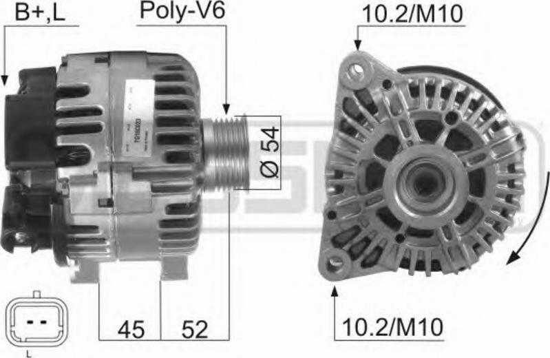 Messmer 210612 - Генератор autospares.lv