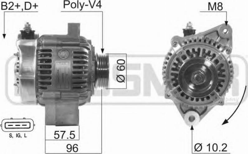 Messmer 210629 - Генератор autospares.lv