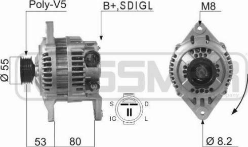 Messmer 210626A - Генератор autospares.lv