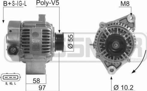 Messmer 210628A - Генератор autospares.lv