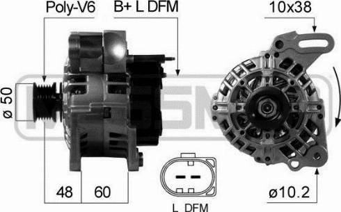 Messmer 210671A - Генератор autospares.lv