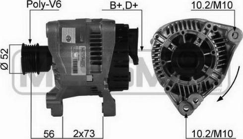 Messmer 210094R - Генератор autospares.lv