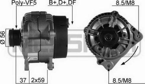 Messmer 210097R - Генератор autospares.lv