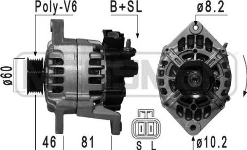 Messmer 210046A - Генератор autospares.lv