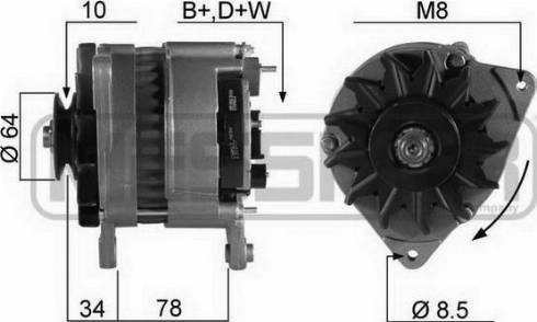 Messmer 210055R - Генератор autospares.lv