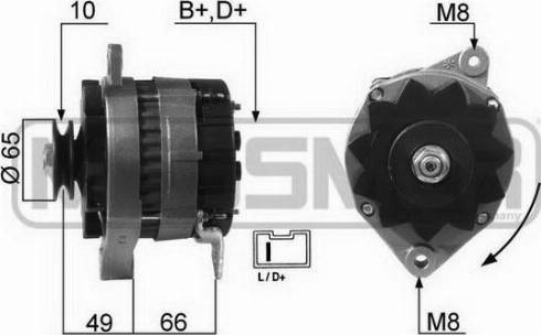 Messmer 210058R - Генератор autospares.lv