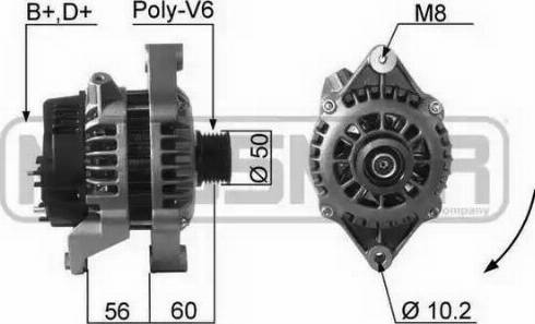 Messmer 210065 - Генератор autospares.lv