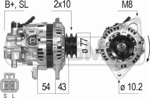 Messmer 210018A - Генератор autospares.lv