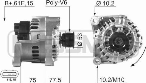 Messmer 210012A - Генератор autospares.lv