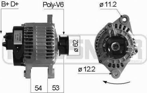 Messmer 210035R - Генератор autospares.lv