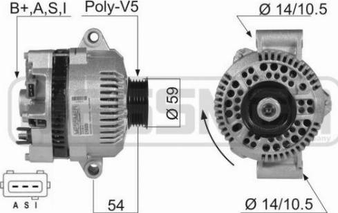 Messmer 210029A - Генератор autospares.lv