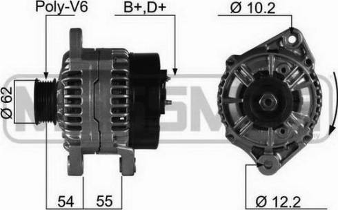 Messmer 210075R - Генератор autospares.lv