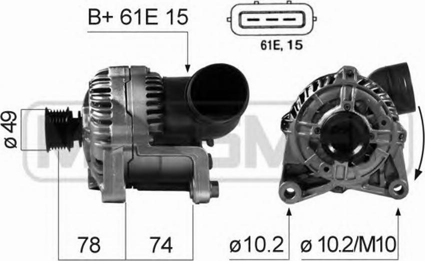 Messmer 210164 - Генератор autospares.lv