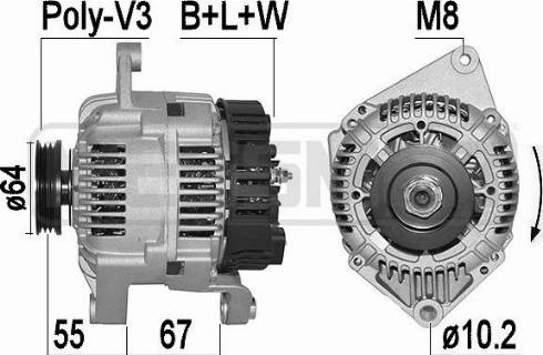 Messmer 210166A - Генератор autospares.lv