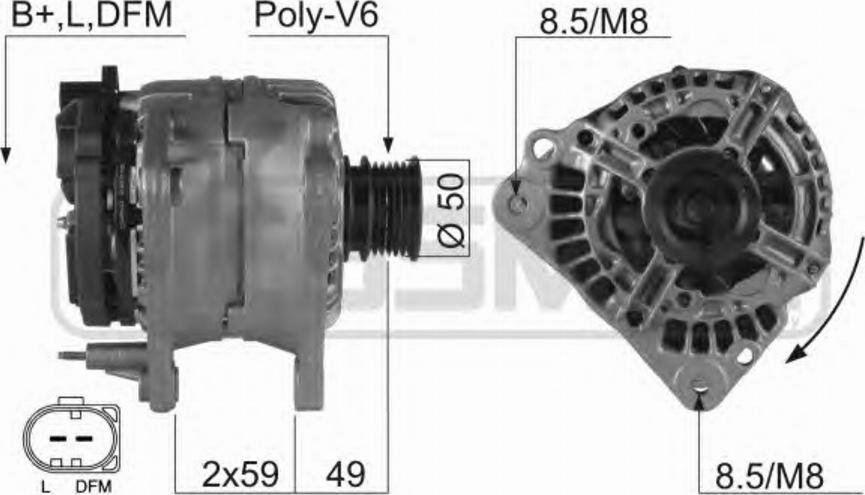 Messmer 210138 - Генератор autospares.lv