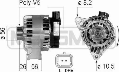 Messmer 210123 - Генератор autospares.lv