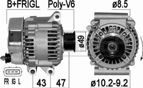 Messmer 210895A - Генератор autospares.lv