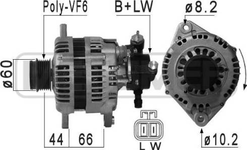 Messmer 210890R - Генератор autospares.lv