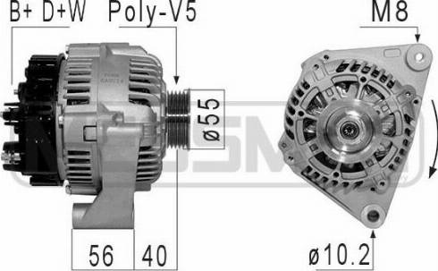 Messmer 210848A - Генератор autospares.lv