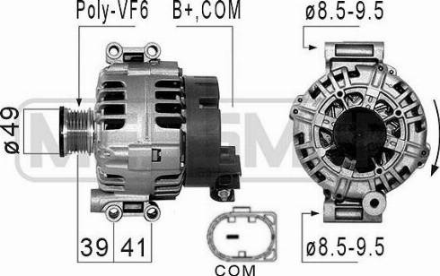 Messmer 210855A - Генератор autospares.lv