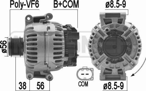 Messmer 210850 - Генератор autospares.lv