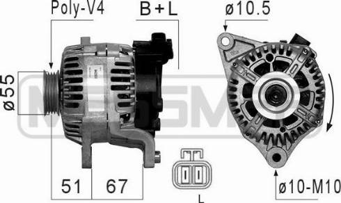 Messmer 210857A - Генератор autospares.lv