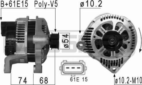 Messmer 210868A - Генератор autospares.lv