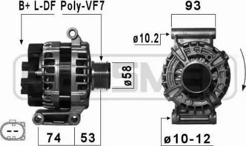 Messmer 210862 - Генератор autospares.lv