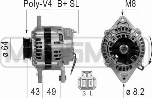 Messmer 210804R - Генератор autospares.lv