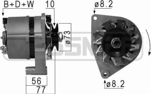 Messmer 210885A - Генератор autospares.lv