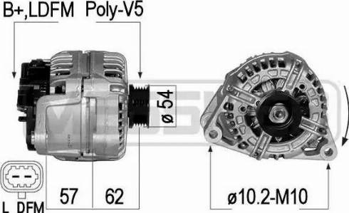 Messmer 210834 - Генератор autospares.lv