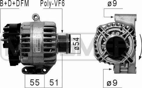 Messmer 210833A - Генератор autospares.lv