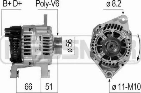 Messmer 210824 - Генератор autospares.lv