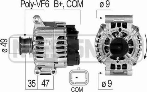 Messmer 210828 - Генератор autospares.lv