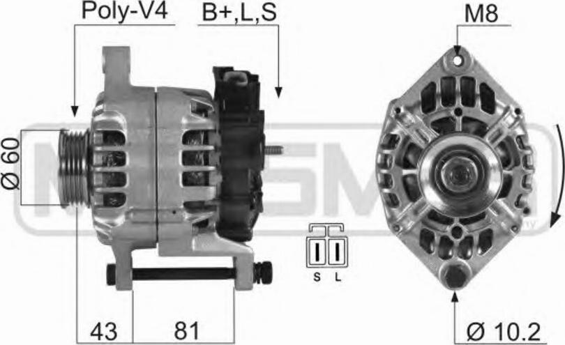 Messmer 210391 - Генератор autospares.lv