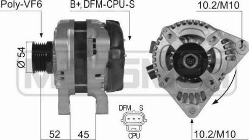 Messmer 210358A - Генератор autospares.lv