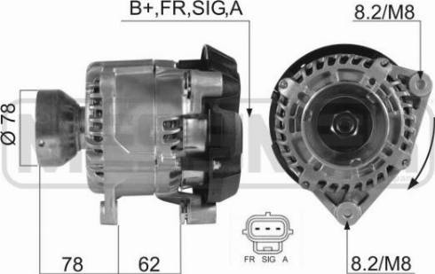 Messmer 210366A - Генератор autospares.lv