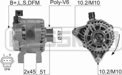 Messmer 210360A - Генератор autospares.lv