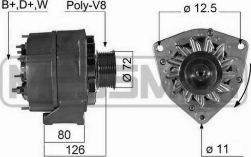 Messmer 210307A - Генератор autospares.lv