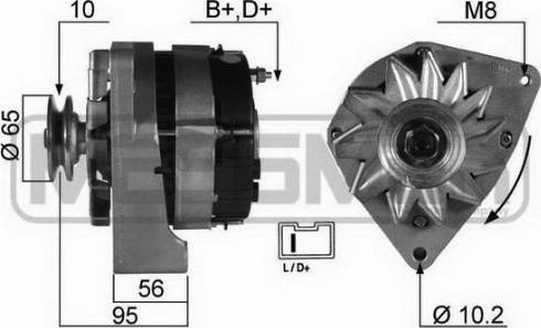 Messmer 210336R - Генератор autospares.lv