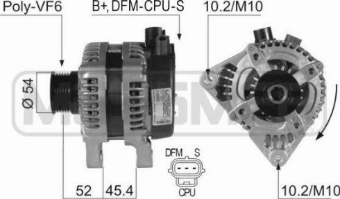 Messmer 210323A - Генератор autospares.lv