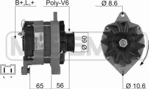 Messmer 210258R - Генератор autospares.lv