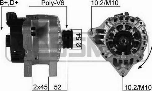 Messmer 210205A - Генератор autospares.lv