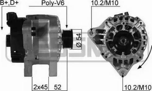 Messmer 210205 - Генератор autospares.lv