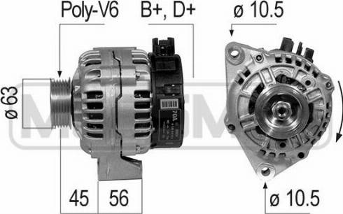 Messmer 210216A - Генератор autospares.lv