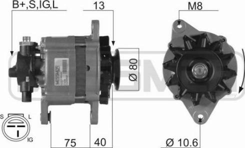 Messmer 210288R - Генератор autospares.lv