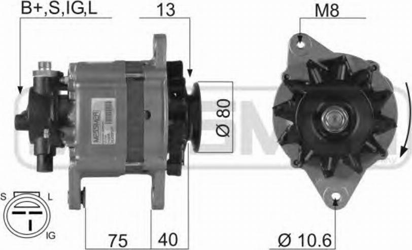 Messmer 210288 - Генератор autospares.lv