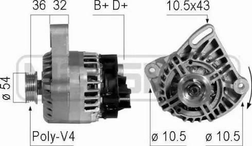 Messmer 210757 - Генератор autospares.lv