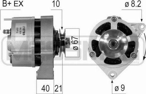 Messmer 210769A - Генератор autospares.lv