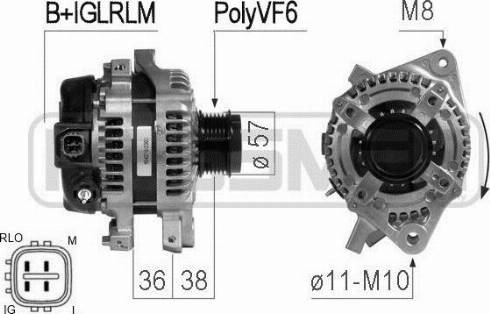 Messmer 210764A - Генератор autospares.lv